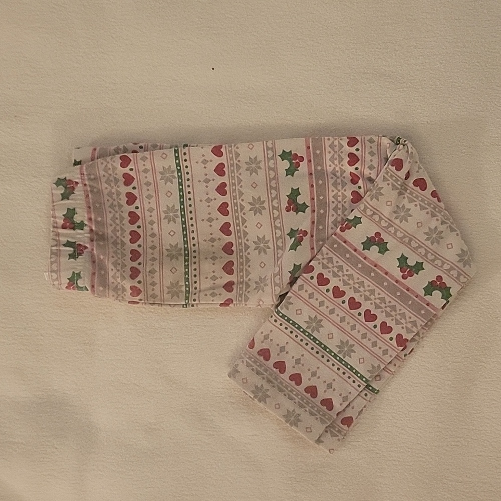 2T Christmas print leggings
